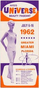 Miss Universe Beauty Pageant, 1962, July 6-16 : Greater Miami, Florida