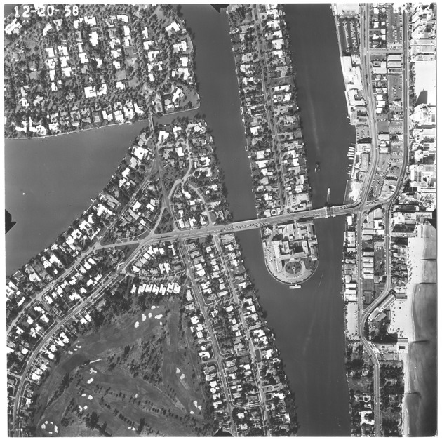 Allison Island and La Gorce Golf Course - Recto Photograph