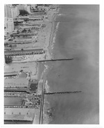 Aerial view of North Beach oceanfront hotels and buildings looking north