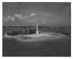 Aerial view of Flagler Monument Island