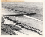 Eroded steel groyne: also breakwater at Palm Beach