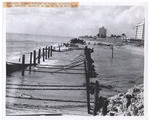Concrete seawall failure at Bakers Halouver: also improved property to the south on deep lots