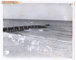 Breach in groyne near outer end at Miami Beach