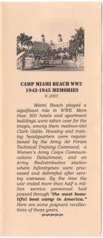 Camp Miami Beach WW2 1942-1945 Memories