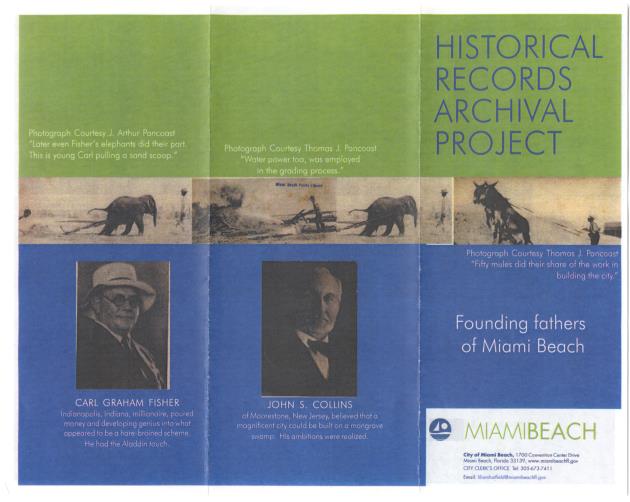 Historical Records Archival Project - Cover: Historical Records Archival Project