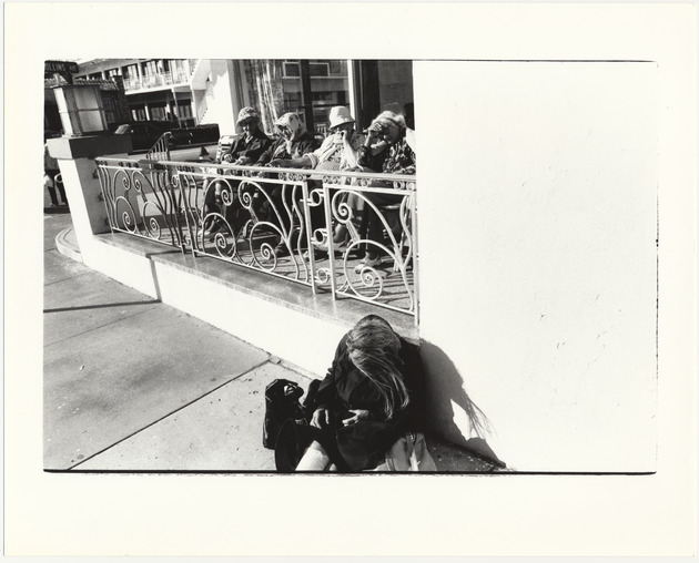 Collins Ave. street scene - Recto Photograph