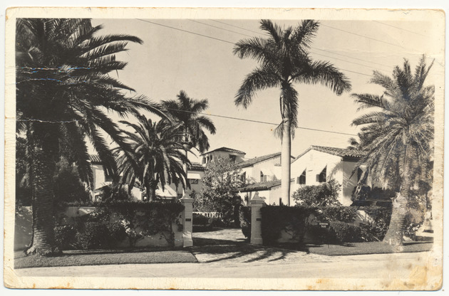 Kodak postcard of Residence - 