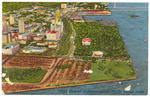 Aerial View of Downtown Miami, Florida looking North