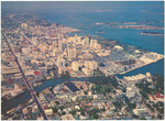 Air view of city of Miami