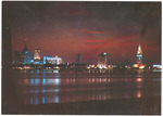 Night scene of Miami's skyline