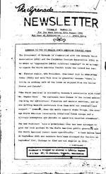 The Grenada newsletter, August 30, 1980