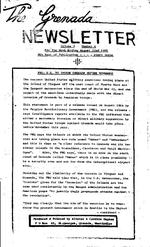 [1981-08-22] The Grenada newsletter, August 22, 1981