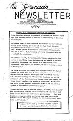 The Grenada newsletter, December 31, 1981