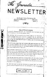 The Grenada newsletter, January 19, 1985