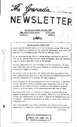 The Grenada newsletter, May 18, 1985