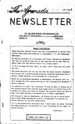 The Grenada newsletter, September 14, 1985