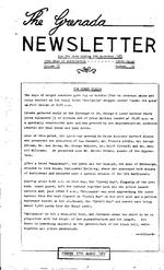 The Grenada newsletter, November 9, 1985