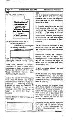 The Grenada newsletter, April 26, 1986