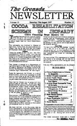 The Grenada newsletter, August 15, 1987