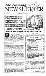 The Grenada newsletter, March 18, 1989