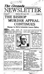 The Grenada newsletter, August 19, 1989