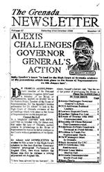 [1989-10-21] The Grenada newsletter, October 21, 1989