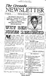 The Grenada newsletter, January 19, 1991