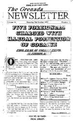 The Grenada newsletter, October 5, 1991