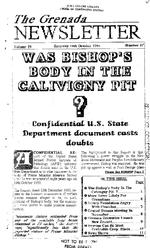 The Grenada newsletter, October 19, 1991