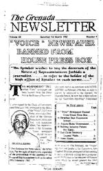 The Grenada newsletter, March 7, 1992