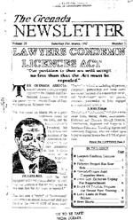 [1992-03-21] The Grenada newsletter, March 21, 1992