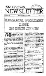 The Grenada newsletter, June 27, 1992