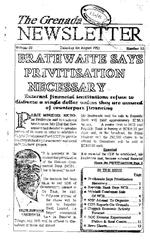 The Grenada newsletter, August 1, 1992