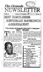 The Grenada newsletter, September 12, 1992