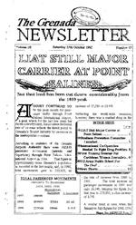 The Grenada newsletter, October 17, 1992