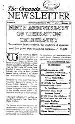 [1992-11-07] The Grenada newsletter, November 7, 1992