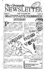 [1992-12-31] The Grenada newsletter, December 31, 1992