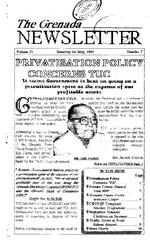 The Grenada newsletter, May 1, 1993