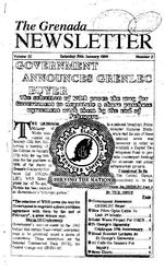 The Grenada newsletter, January 29, 1994