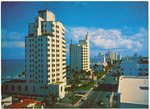 The Famous Hotel Row of Miami Beach