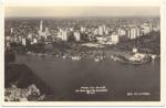 Miami Skyline from Blimp and Dade County Courthouse Postcards