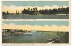 Entrance to Miami River and Yacht Club, Cocoanut Grove Postcards
