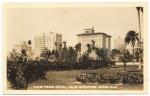 Royal Palm grounds, Bayfront Park, The Loggia, Flamingos nesting at Hialeah Park postcards