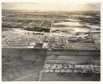 Aerial view of North Miami Beach shopping center and Hallandale Beach Blvd, 1957