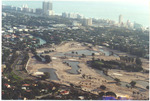 Aerial view of the Miami Beach Golf Club and the Biscayne Waterway