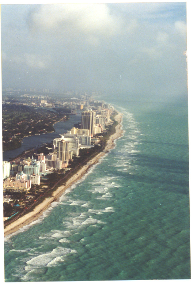 Aerial view of North Miami Beach looking north. - Recto Photograph