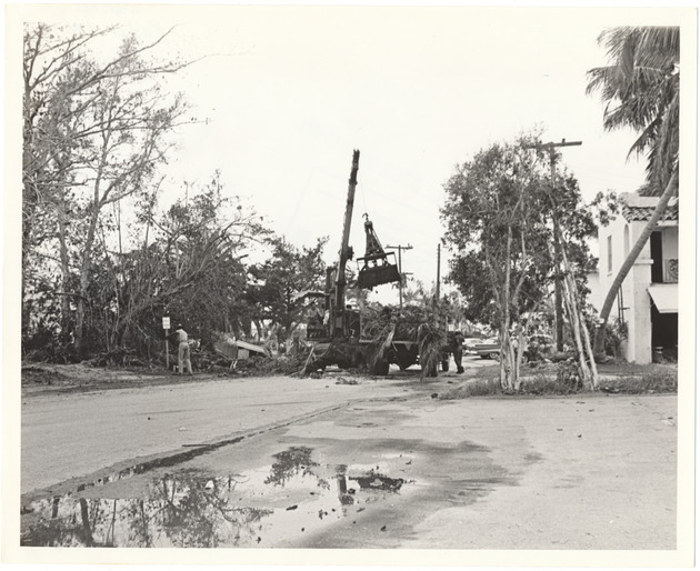 Palm Island Storm Damage - Recto Photograph