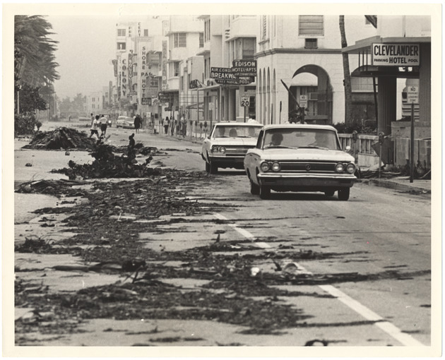 Miami Beach Storm Damage - Recto Photograph