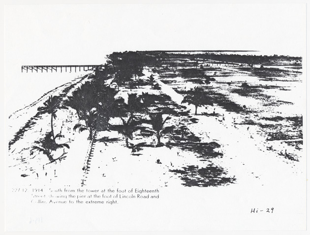 South from the tower at the foot of Eighteenth Street