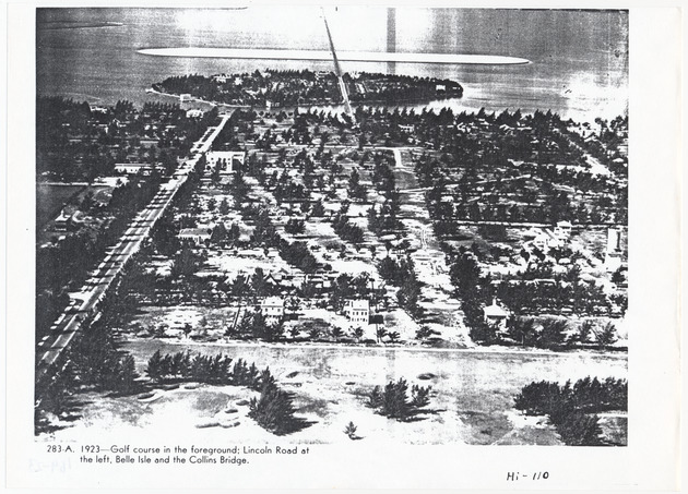 Aerial view of Miami Beach